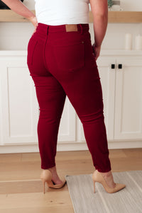 Wanda High Rise Control Top Skinny Jeans Scarlet Womens Ave Shops 