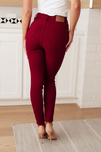 Wanda High Rise Control Top Skinny Jeans Scarlet Womens Ave Shops 