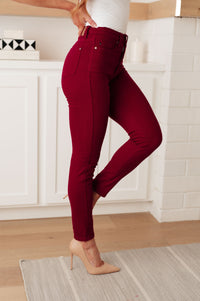 Wanda High Rise Control Top Skinny Jeans Scarlet Womens Ave Shops 